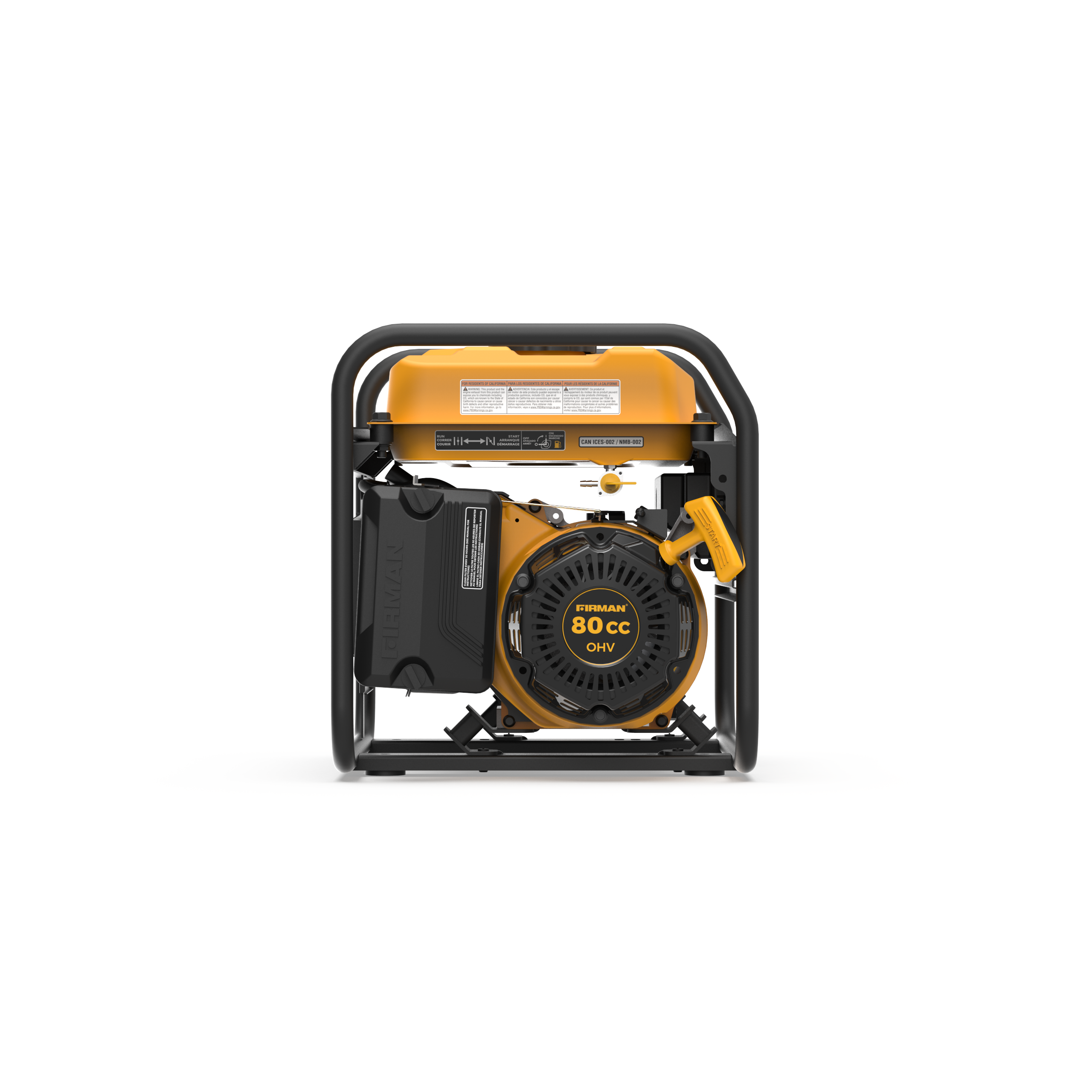 1500W Portable Gas Generator with Recoil Start - Reliable Power for Camping, Emergencies & Outdoor Activities