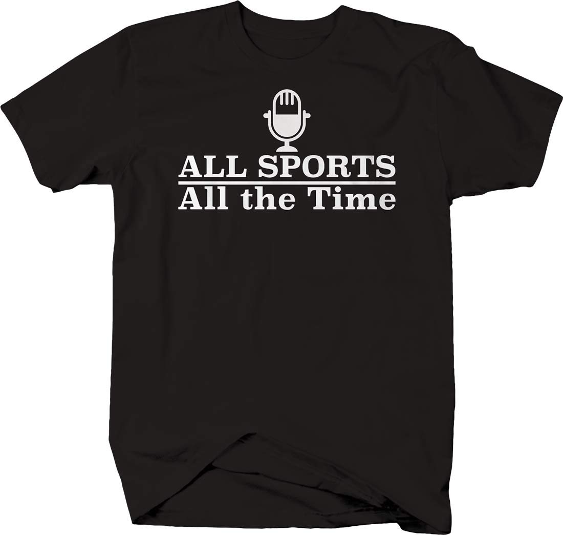 LIFESTYLE SHIRTS & GRAPHIX Men's Sports Commentator Microphone Graphic T-Shirt - Perfect for Sportscasters, Fans & Game Day Outfits