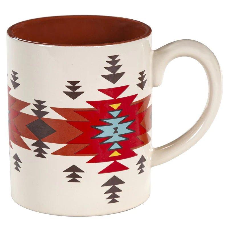 Southwestern Style Dinnerware Set & Canister Set - 16-Piece Mexican Inspired Ceramic Plates, Bowls & Storage Jars for Authentic Home Decor & Kitchen Organization