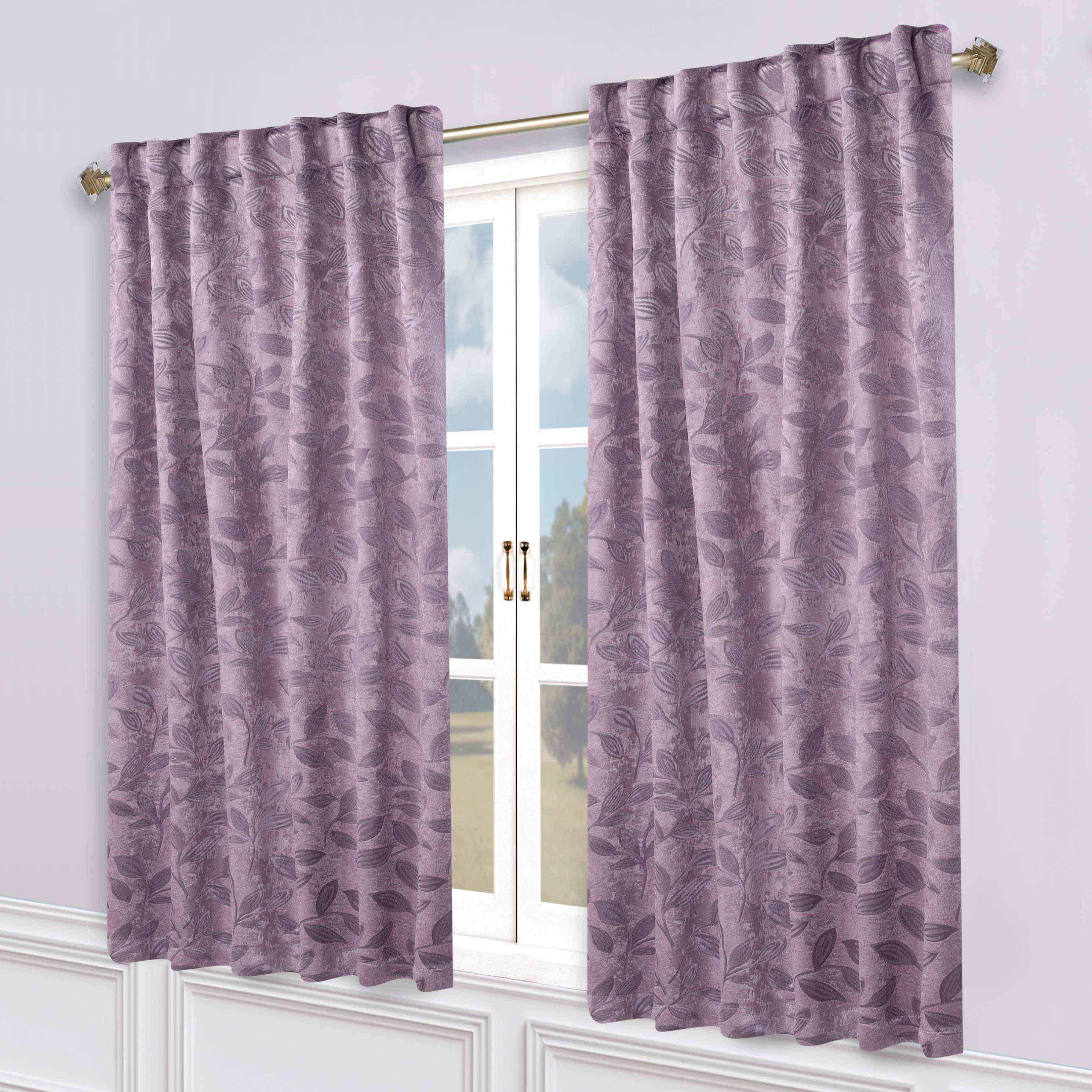 Premium Blackout Curtains for Bedroom - Super Soft Thermal Insulated Room Darkening Drapes with Back Tab Design (Set of 2 Panels) - Perfect for Nursery, Home Theater & Shift Workers