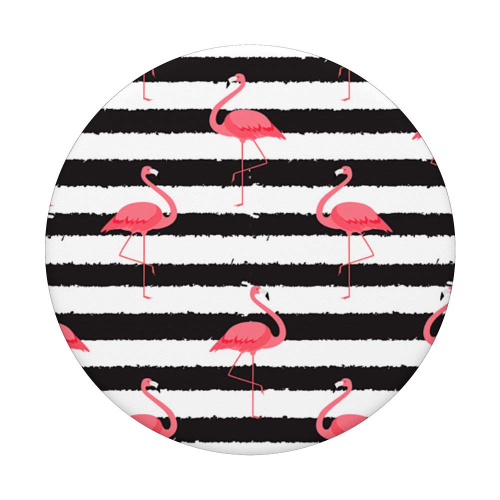 Flamingo PopSockets PopGrip - Swappable Phone Grip for iPhone, Samsung & Tablets | Secure Hold for Texting, Gaming & Taking Photos