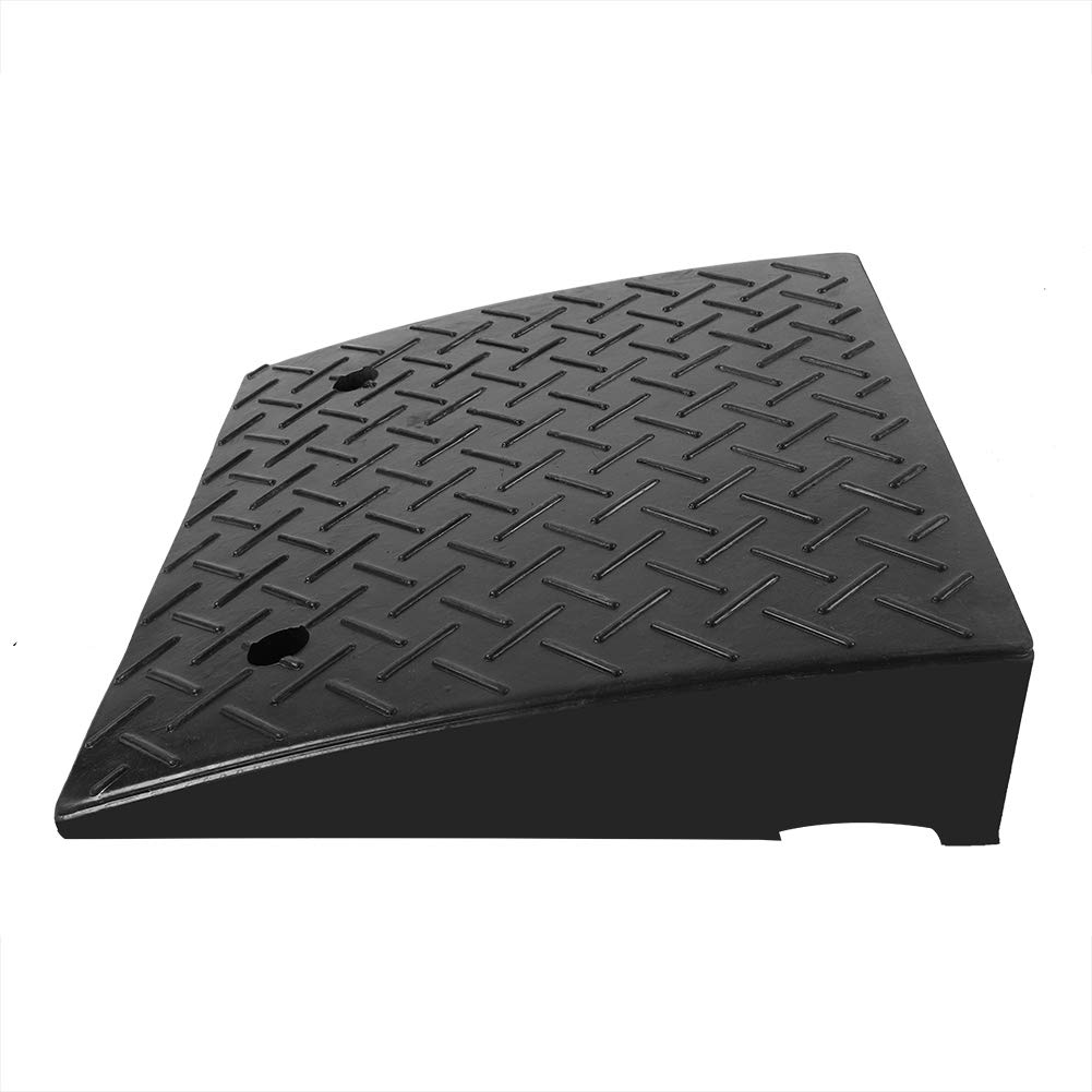Heavy Duty Rubber Curb Ramps 2 Pack - 19.17