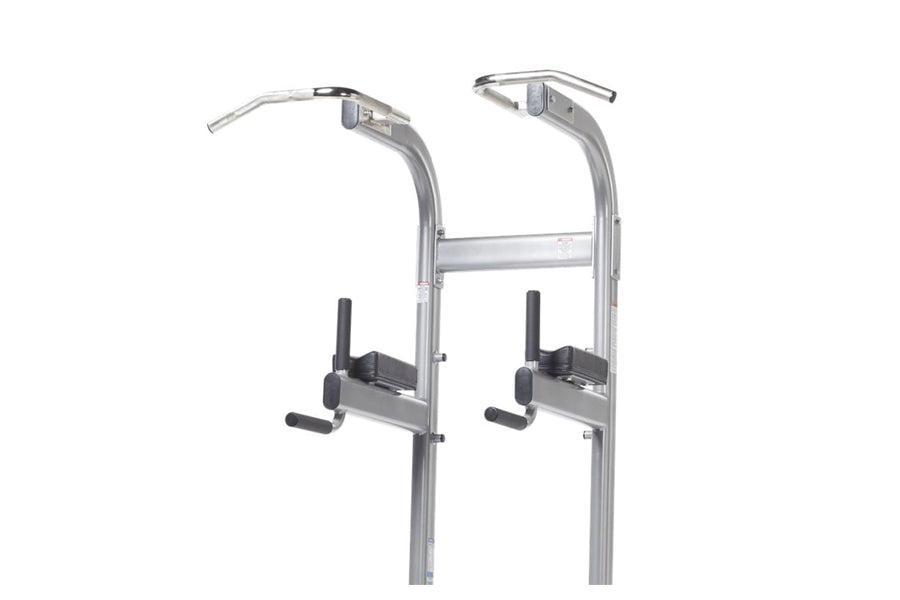 TuffStuff Evolution VKR Chin Dip Ab Crunch Push Up Training Tower (CCD 347) - Home Gym Equipment for Full Body Workout & Strength Training