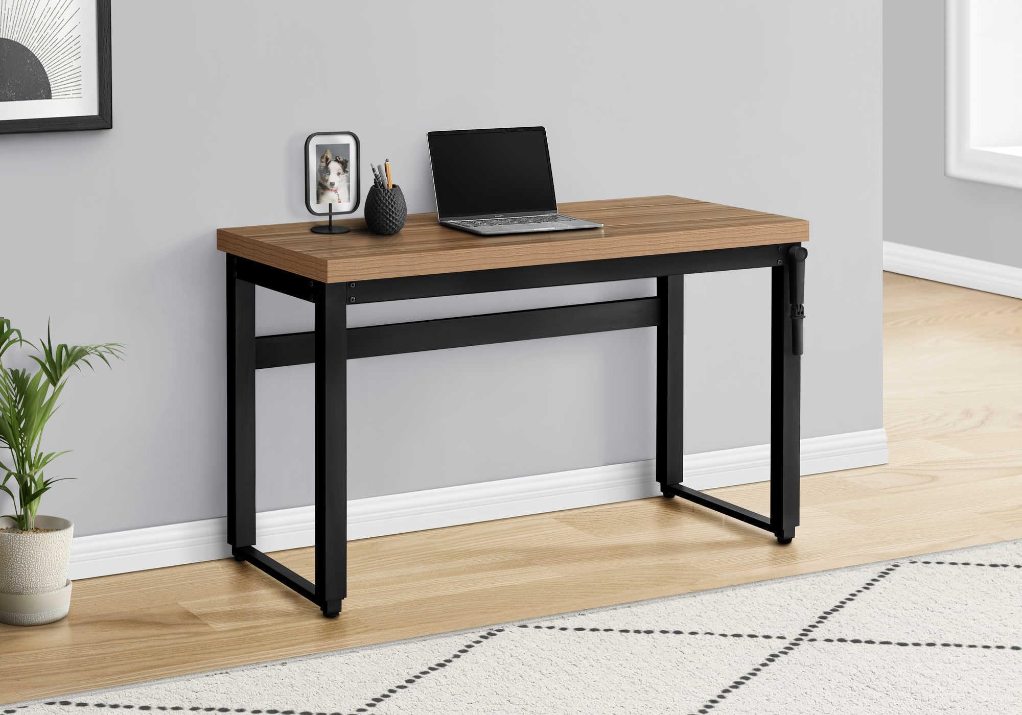 Monarch Specialties I 7677 Adjustable Height Computer Desk - 48