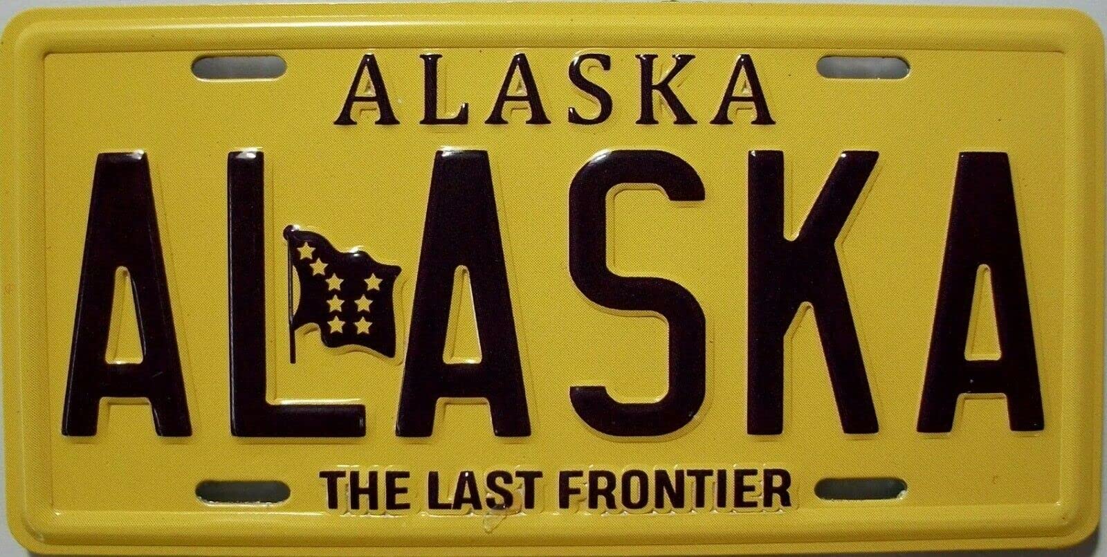 Alaska State License Plate Fridge Magnet - Collectible Souvenir for Home, Office & Travel Decor