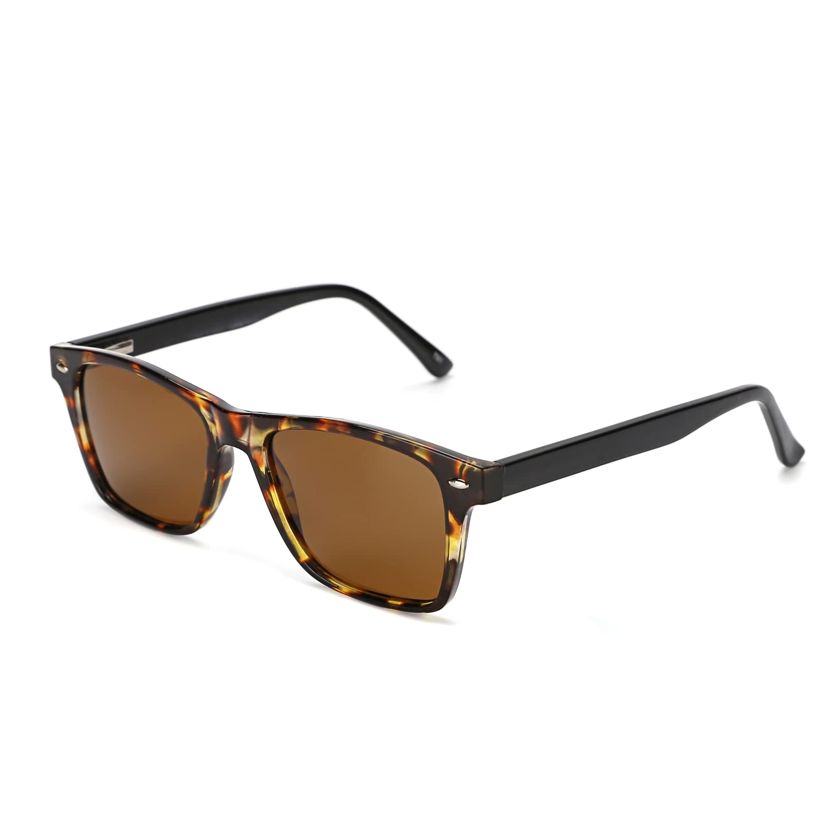 Trendy Polarized Sunglasses for Women & Men - 100% UV Protection Rectangle Shades for Driving, Running & Outdoor Activities