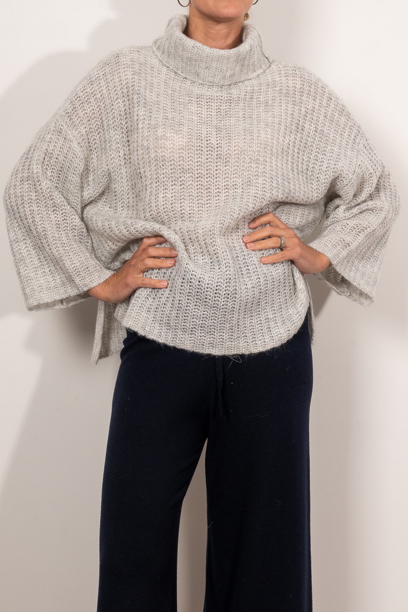 Talamaya Æther Rollneck Pullover - Soft Wool Sweater for Men & Women | Cozy Winter Knitwear for Office, Travel & Casual Outfits