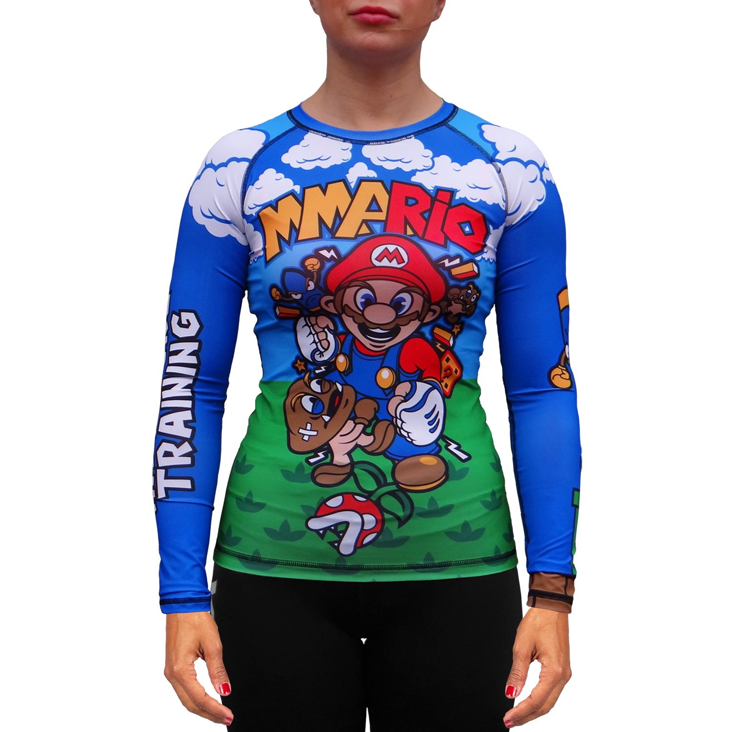 Women's Long Sleeve Rash Guard - Compression Base Layer for Hardcore Training, Fitness, Yoga, Running & Gym Workouts | Moisture-Wicking & UV Protection for Outdoor Sports & Beach Activities