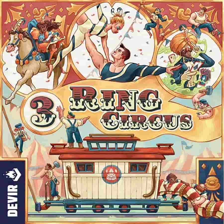 3 Ring Circus - Vintage Circus Theme Party Decorations & Costume Accessories for Halloween, Birthday & Themed Events