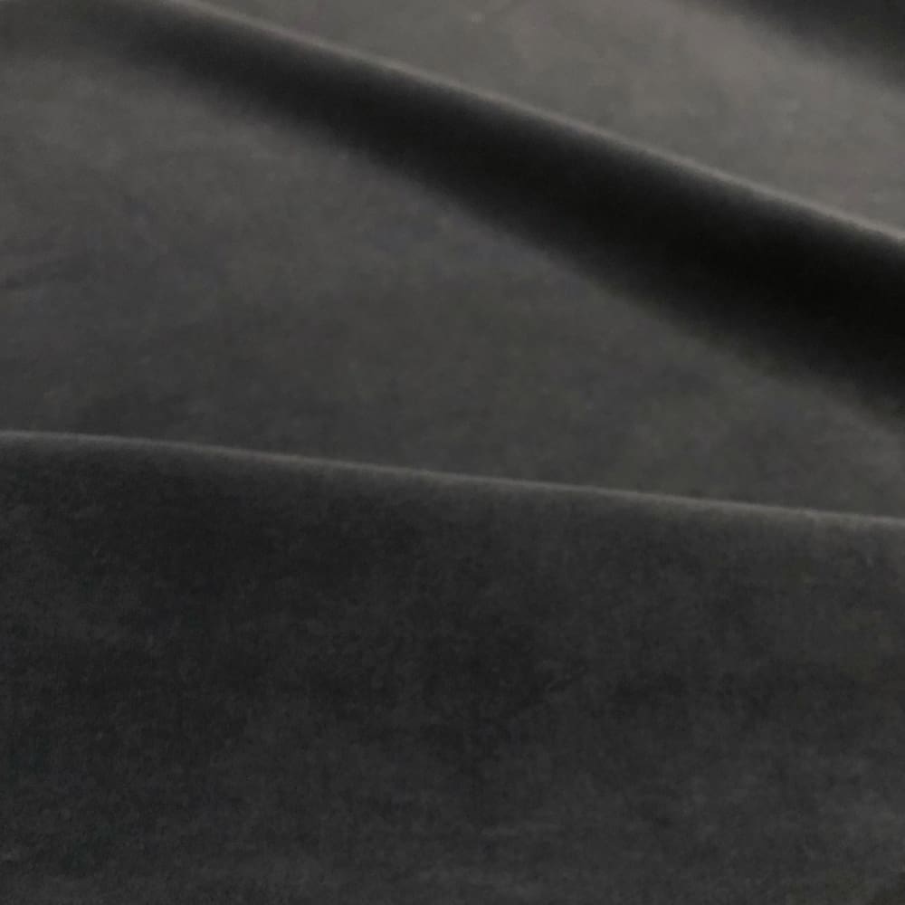 Premium Lexington Dark Gray Velvet Pillow Cover - Soft & Luxurious Decorative Cushion Case for Sofa, Bed, Living Room - 18x18 Inches