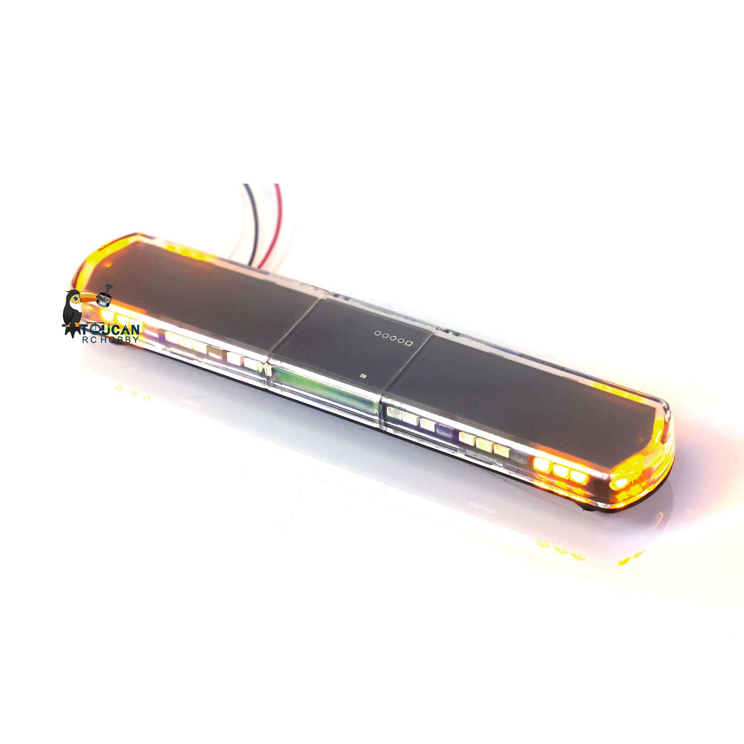 BITRC BWL 11321 1/14 Scale Plastic Rotating Warning Light for LESU TAMIYA RC Truck Models - DIY Construction Vehicles, Crawlers & Off-Road RC Cars - Perfect for RC Enthusiasts and Scale Model Builders