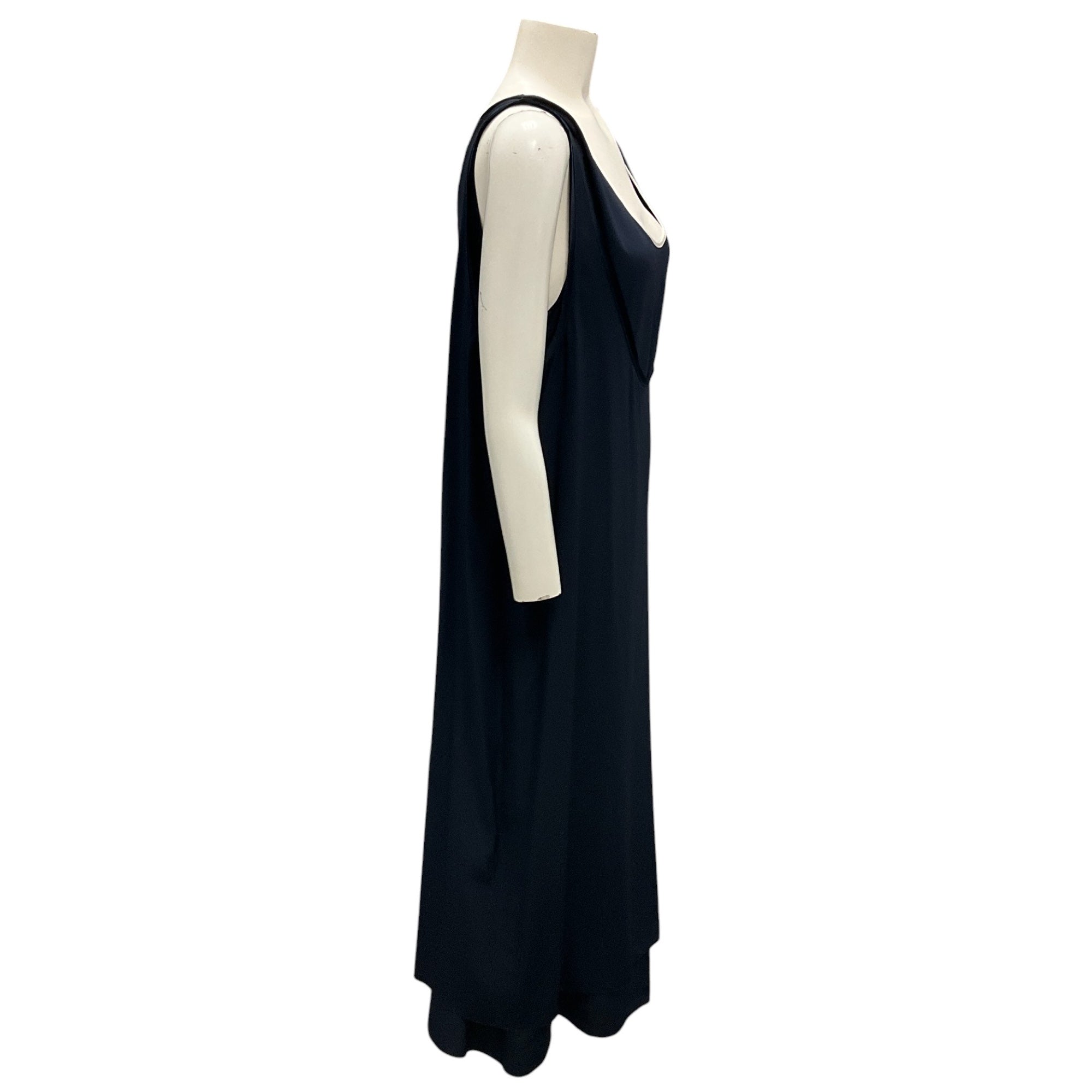 Rag & Bone Navy Blue Salute Farah Dress - Women's Elegant Midi Dress for Casual Wear, Office & Special Occasions