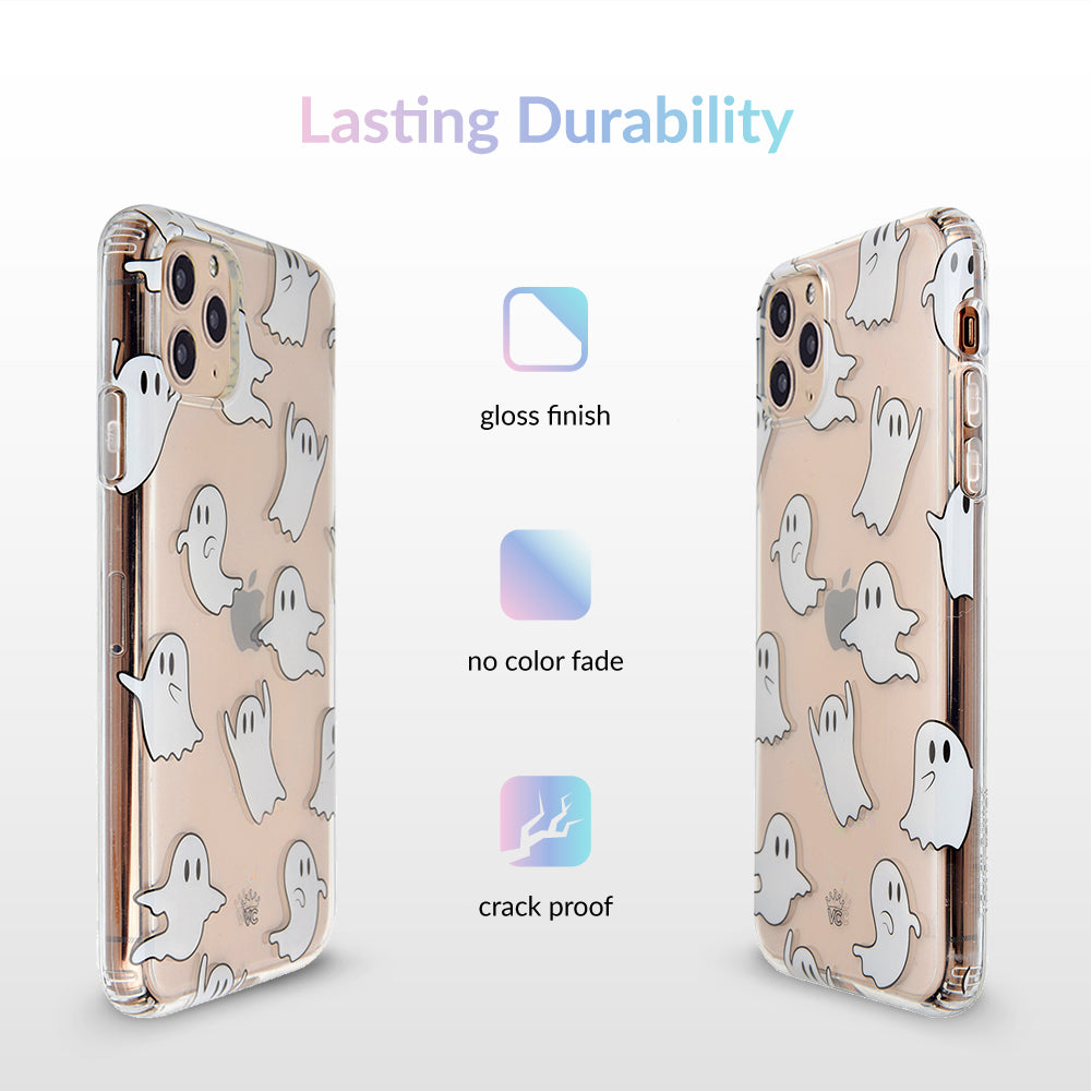 Ghosted Clear iPhone Case - Ultra Slim Protective Cover for iPhone [Model] | Shatterproof & Scratch-Resistant | Perfect for Everyday Use & Travel