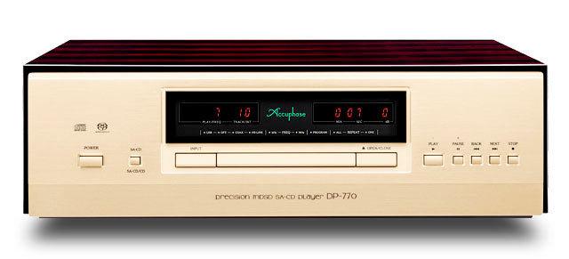 Accuphase DP 770 High-End SACD/CD Player with MDSD Technology - Perfect for Audiophile Music Listening & Hi-Fi Home Theater Systems