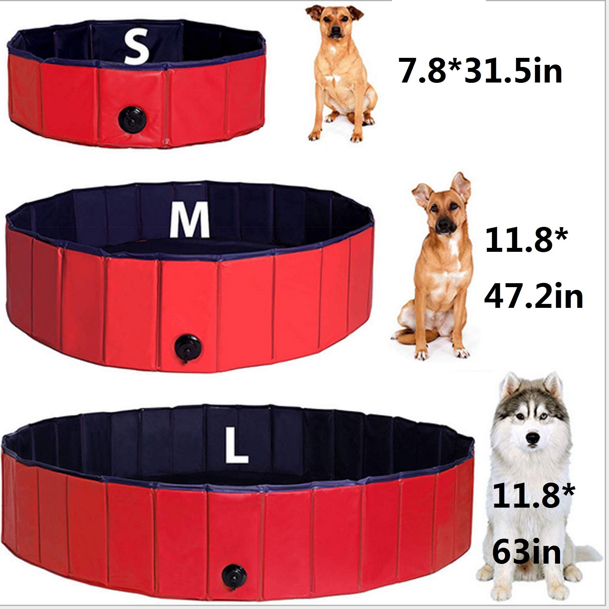 Foldable Dog Pool for Pets - 63