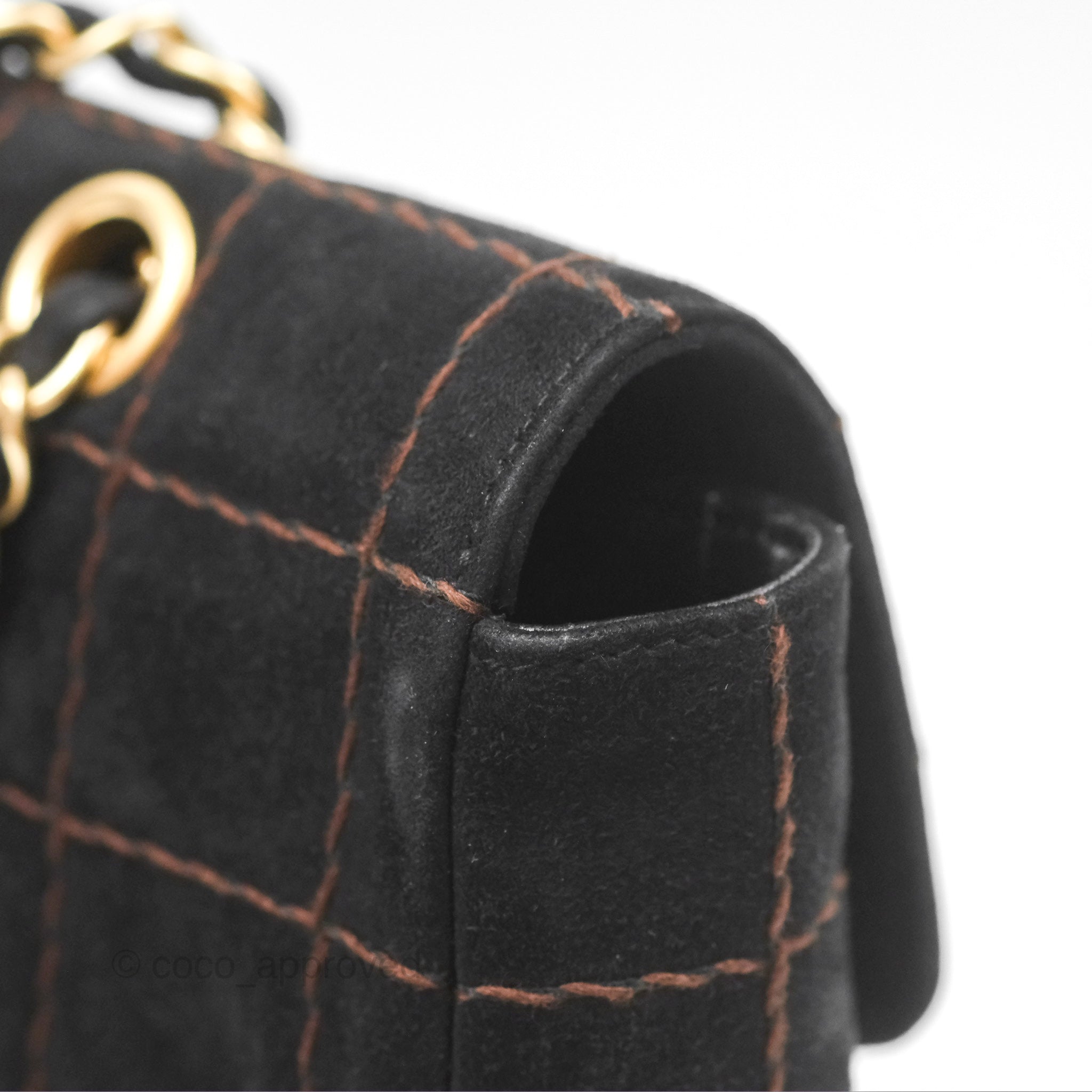 Chanel Classic Flap Bag in Black Suede with Gold-Tone Hardware - Luxury Handbag for Women, Perfect for Evening Events & Special Occasions