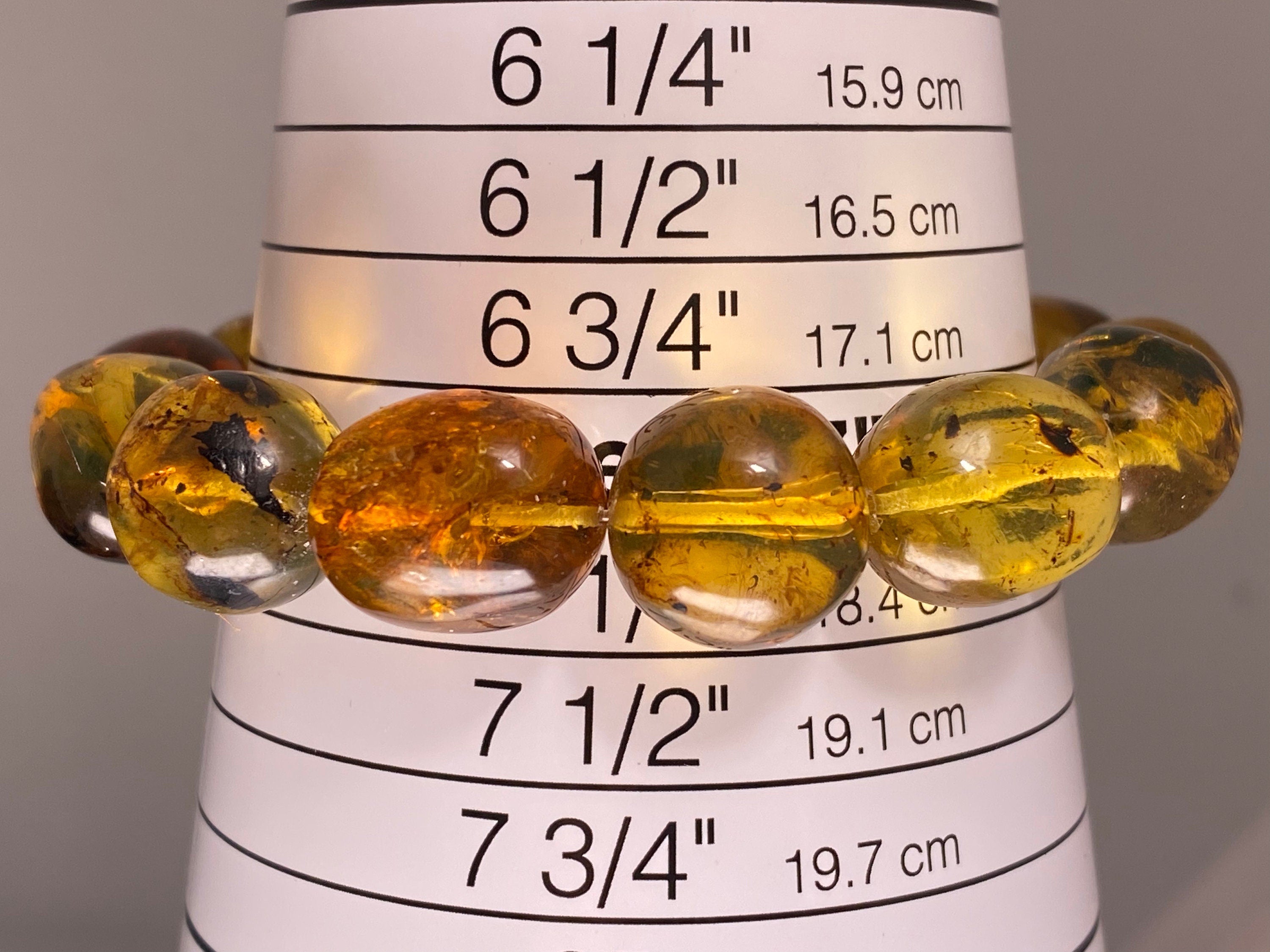 Handmade Mexican Amber Crystal Beaded Bracelet - Natural Healing Stones for Women, Unisex Jewelry Gift | Perfect for Meditation, Yoga & Spiritual Wellness