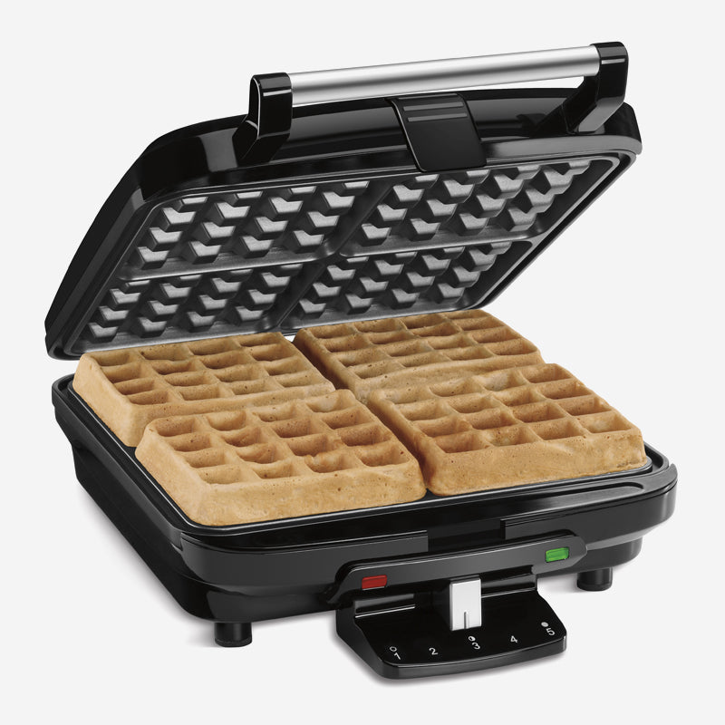 Cuisinart WAF-150EC 4-Slice Belgian Waffle Maker - Perfect for Breakfast, Brunch & Family Gatherings