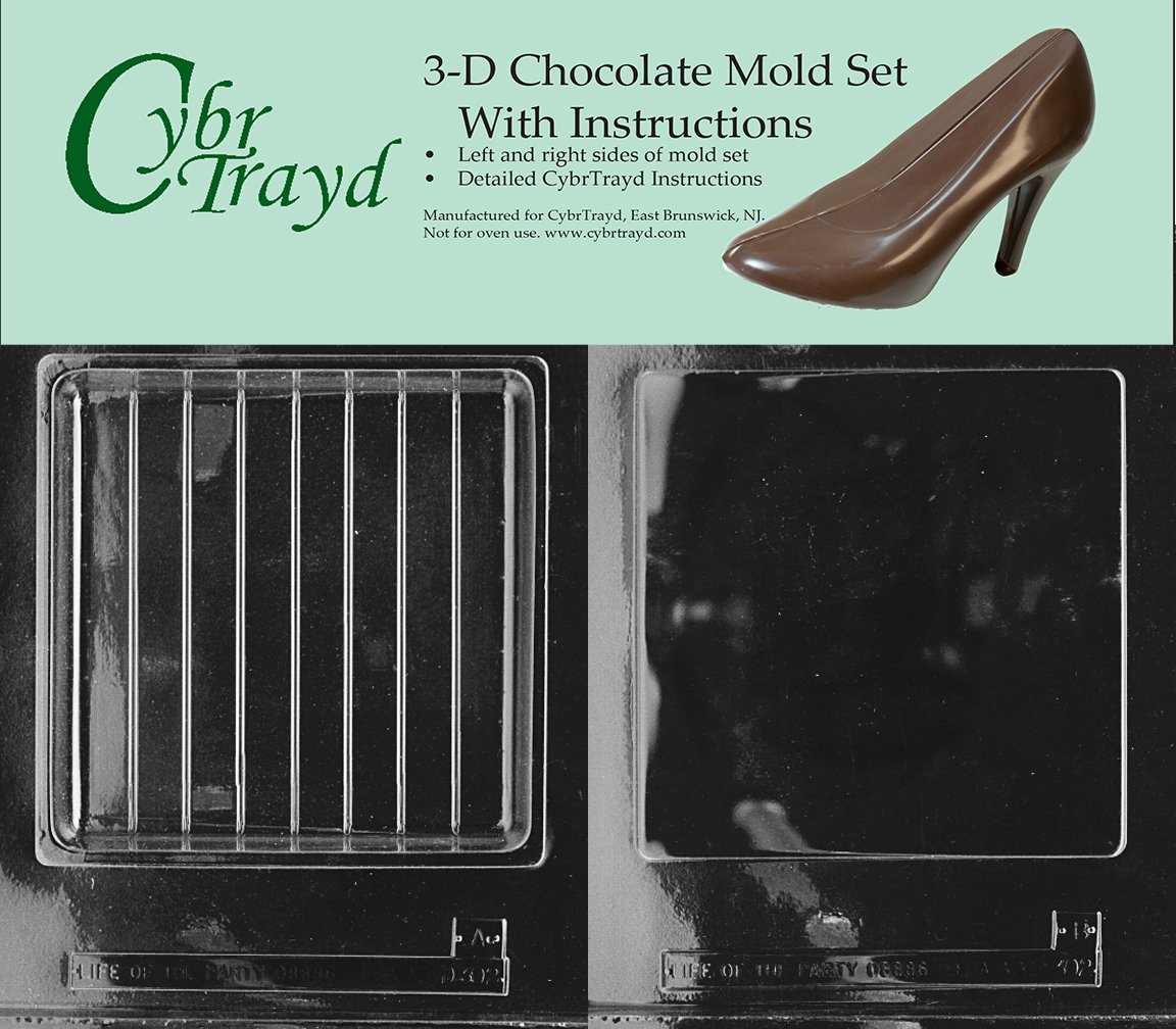 Premium 3D Chocolate Candy Mold Kit - 7.5 Inch Square Pour Box with 2 Silicone Molds & Step-by-Step Instructions for DIY Candy Making - Perfect for Holidays, Birthday Parties, and Homemade Desserts