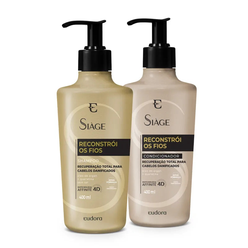 Eudora Damage Repair Hair Treatment Kit - 2x 400ml (2x 13.52 fl oz) Deep Conditioning Mask for Dry, Damaged Hair - Salon Quality Hair Care for Split Ends & Breakage - Perfect for Home & Professional Use