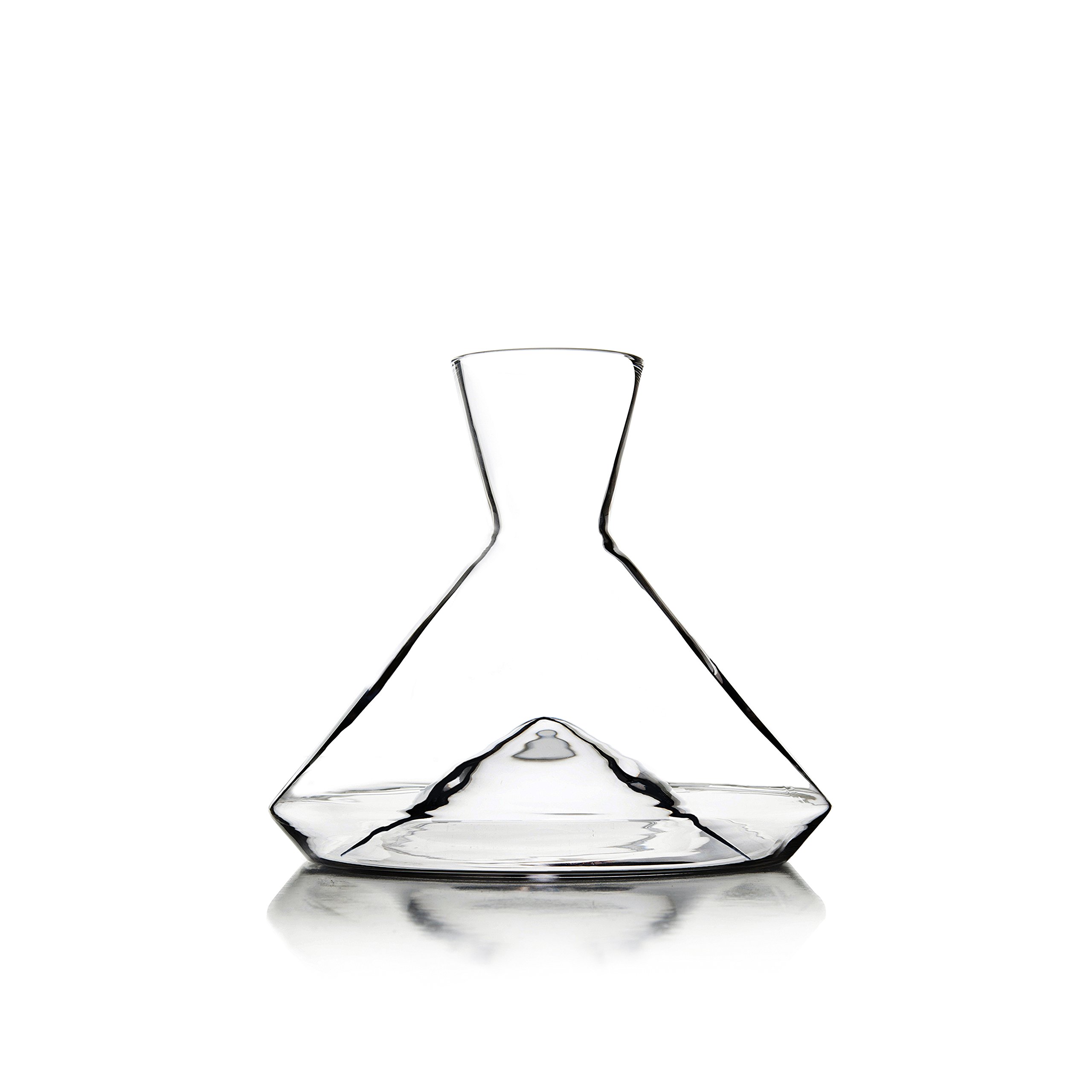 Premium Monti Wine Decanter - Handcrafted Lead-Free Crystal Carafe with Built-in Aerator | 50.75 oz Ultra Clear Glass for Red & White Wines | Elegant Wine Accessory for Dinner Parties, Weddings & Gift Giving