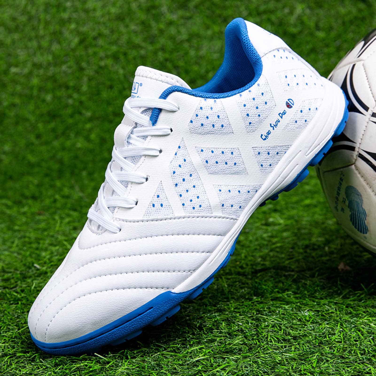 Eliogn Men's & Youth Soccer Cleats - Turf & Ground Football Shoes for Boys & Girls | Lightweight & Durable for Training & Matches