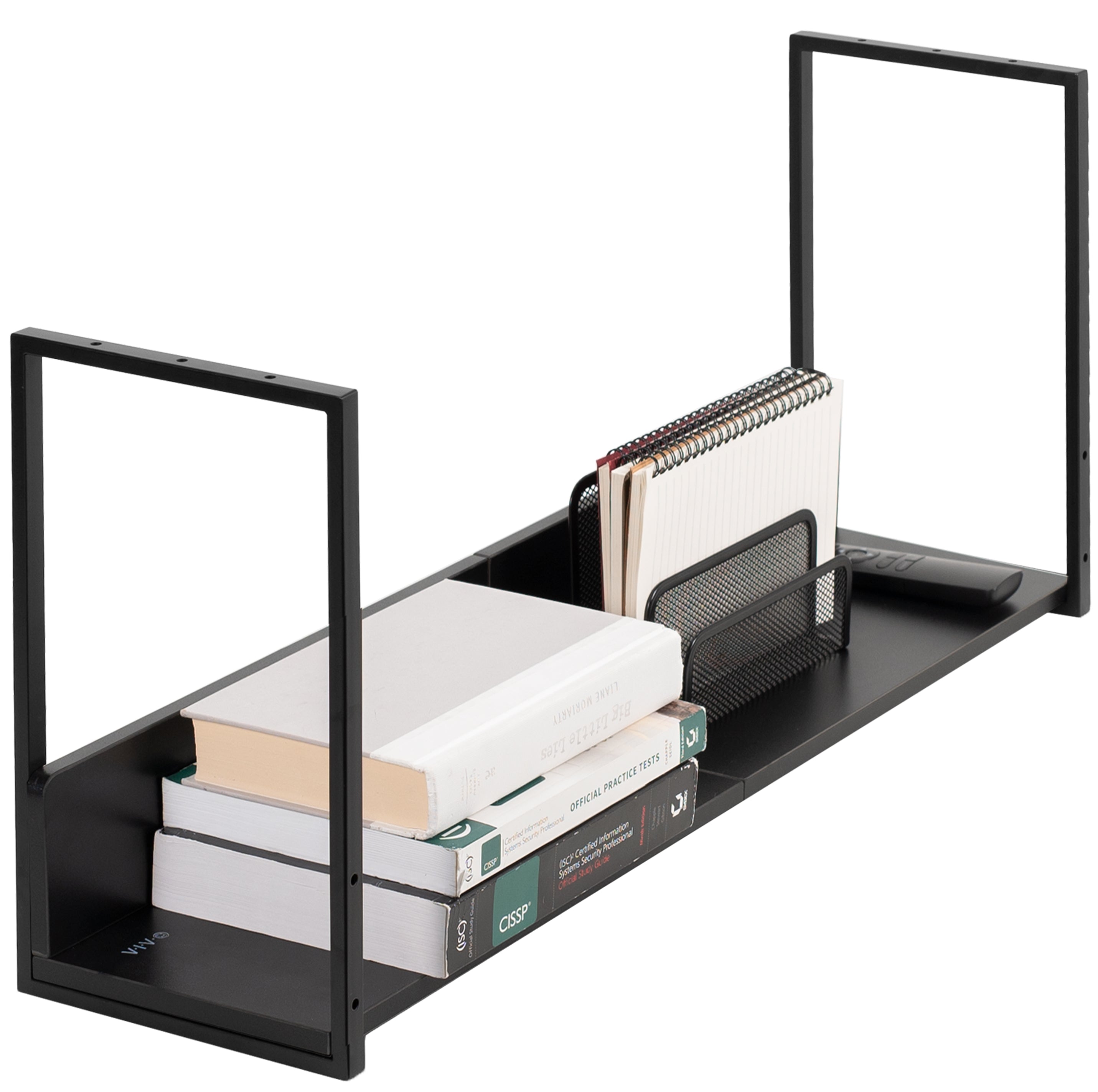 30-Inch Under Desk Shelf Organizer - Space Saving Storage for Office, Home & Dorm - Perfect for Files, Books & Office Supplies