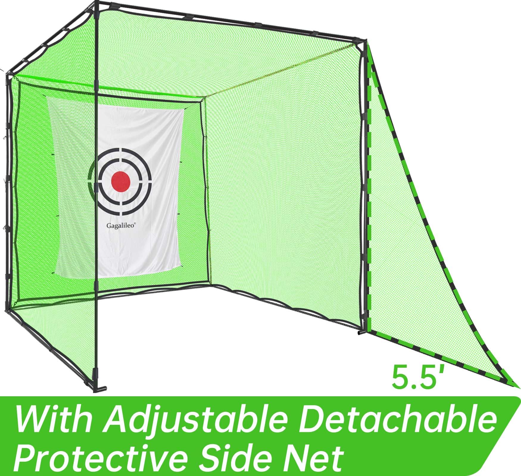 Premium Heavy Duty Golf Practice Hitting Net - Backyard & Indoor Driving Range with Portable Frame | Perfect for Home Training, Backyard Practice & Golf Swing Improvement