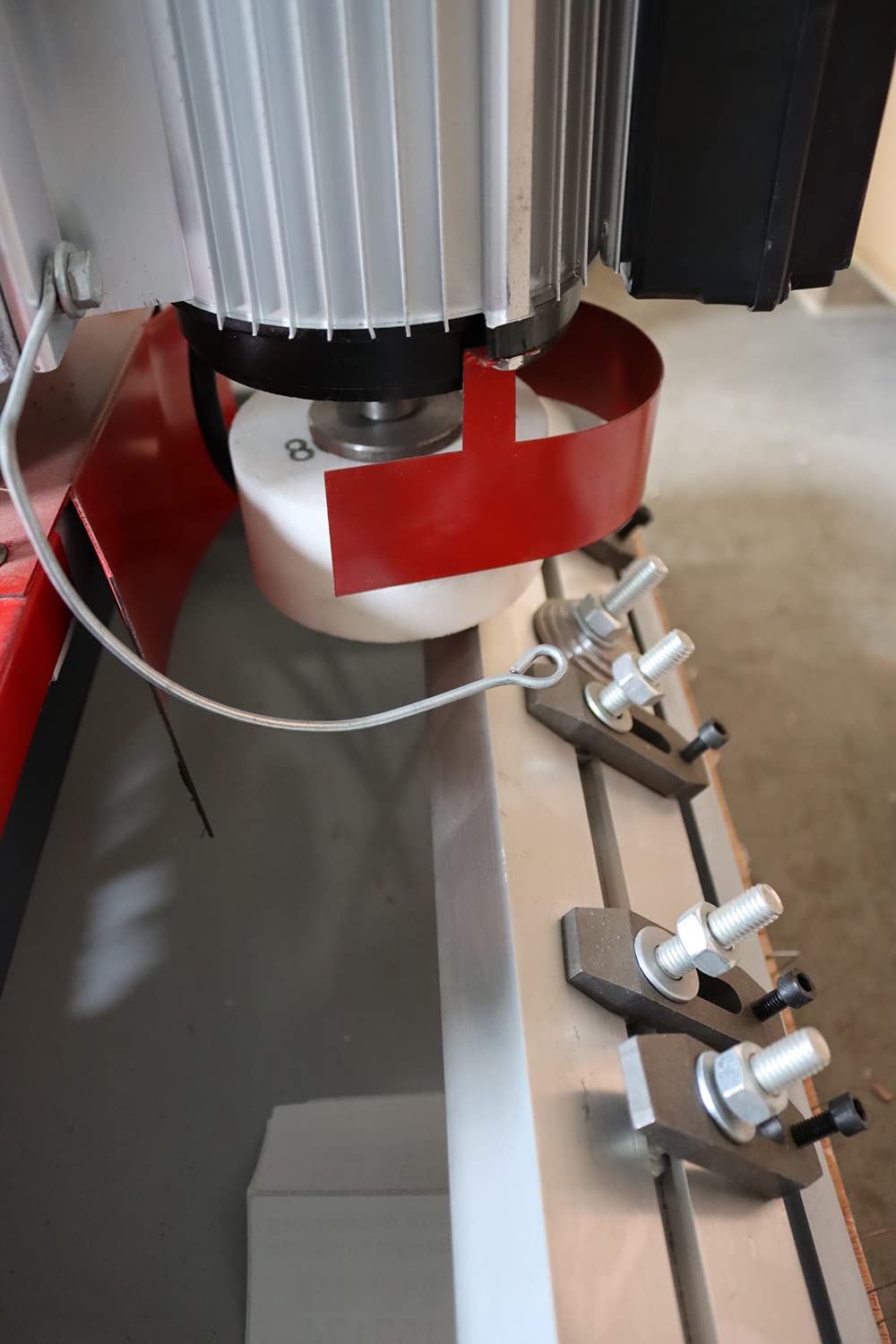 TECHTONGDA 110V Electric Knife Sharpener Grinder Machine - Precision Linear Woodworking Tool for Straight Knives, Saw Blades, Crushers & Planers - Max 24.8