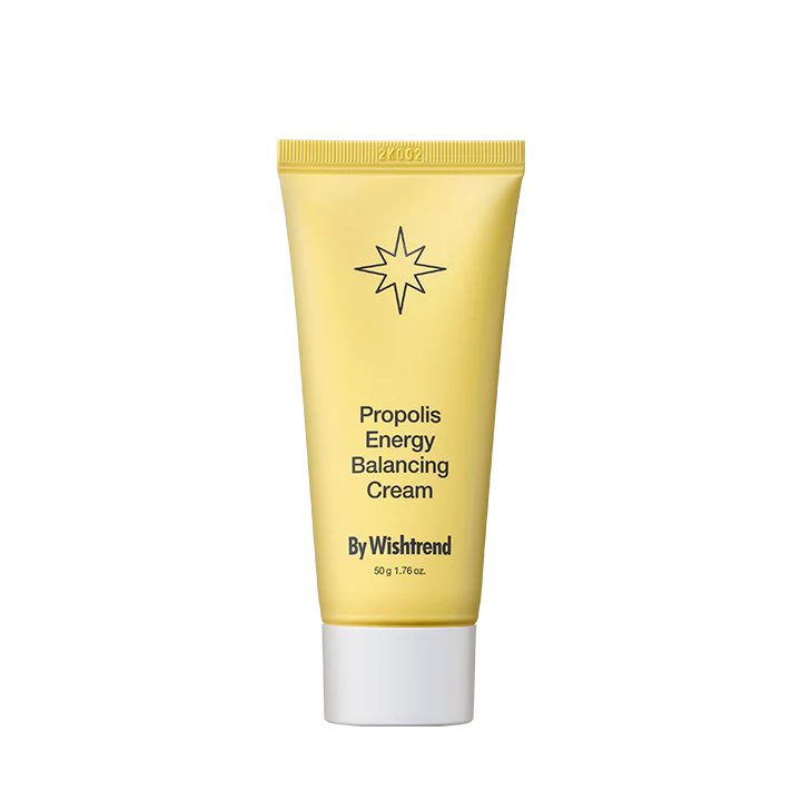 By Wishtrend Propolis Energy Balancing Cream 50g - Hydrating Moisturizer for Dry & Sensitive Skin - Perfect for Night Routine & Daily Skincare