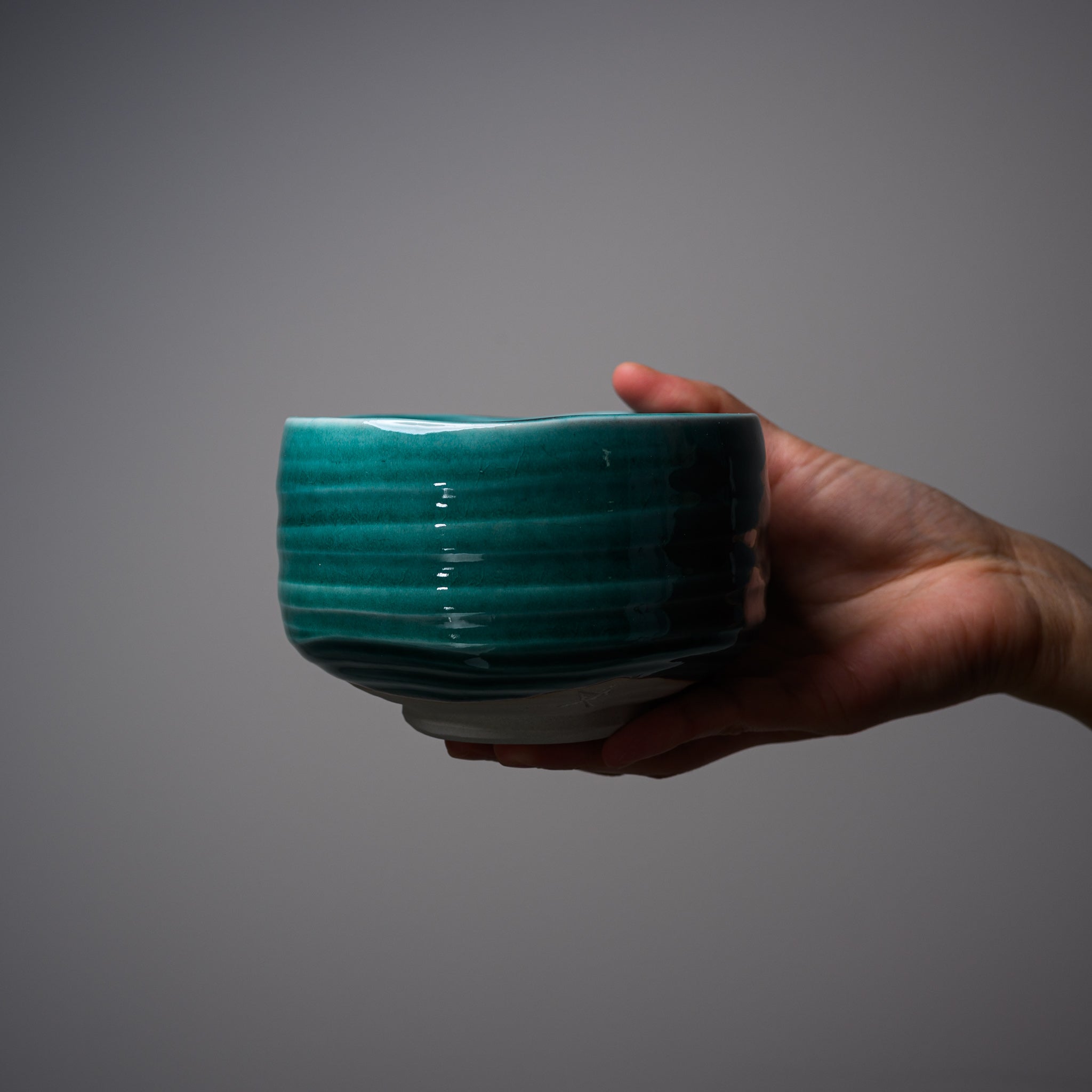 Premium Matcha Bowl Set - Handcrafted Ceramic Tea Cup with Sea Jewels Design for Japanese Tea Ceremony | Perfect for Matcha, Green Tea, and Zen Meditation Rituals