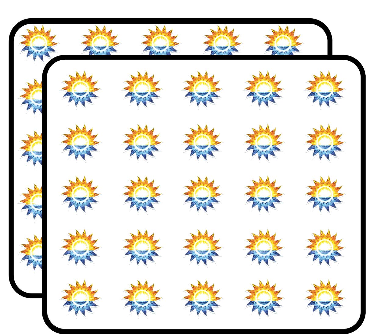 Vibrant Sunrise Stickers for Scrapbooking, DIY Crafts, Bullet Journals - 50 Pack Colorful Decorative Stickers for Calendars, Albums, Kids Art Projects - Perfect for Home Decor, School Supplies & Gift Wrapping