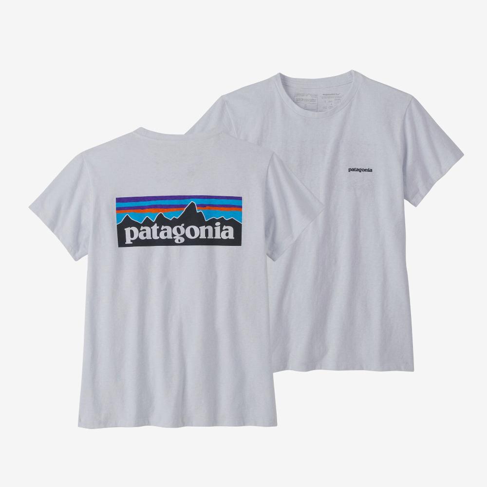 Patagonia Women's P 6 Logo Responsibili-Tee - Eco-Friendly Organic Cotton T-Shirt for Outdoor Adventures & Casual Wear