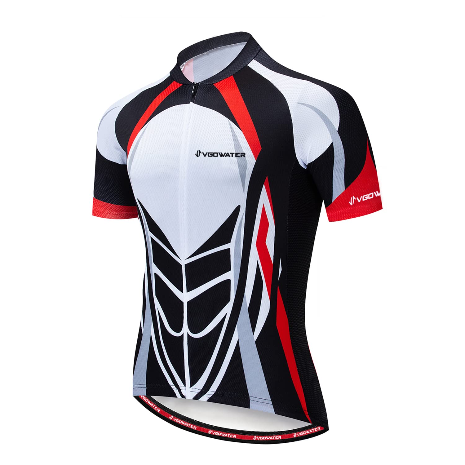 Evervolve Men's Cycling Jersey - Breathable Short Sleeve Bike Shirt for Road Biking | Moisture Wicking & UV Protection | Perfect for Training, Racing & Outdoor Cycling