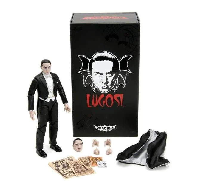 Bela Lugosi Dracula Deluxe Action Figure - Collectible 12-Inch Movie Figure for Horror Fans & Collectors - Perfect for Display, Gifts & Halloween Decor