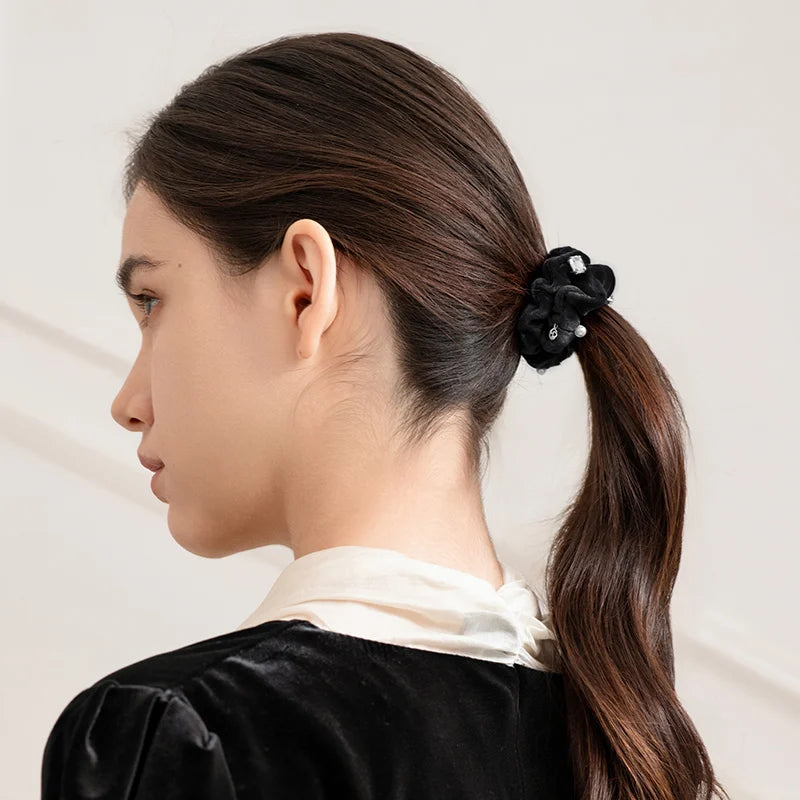 Jacinda Hair Scrunchies - Soft Elastic Hair Ties for Women & Girls - Perfect for Ponytails, Buns & Everyday Styling - Great for Work, School, Gym & Casual Wear