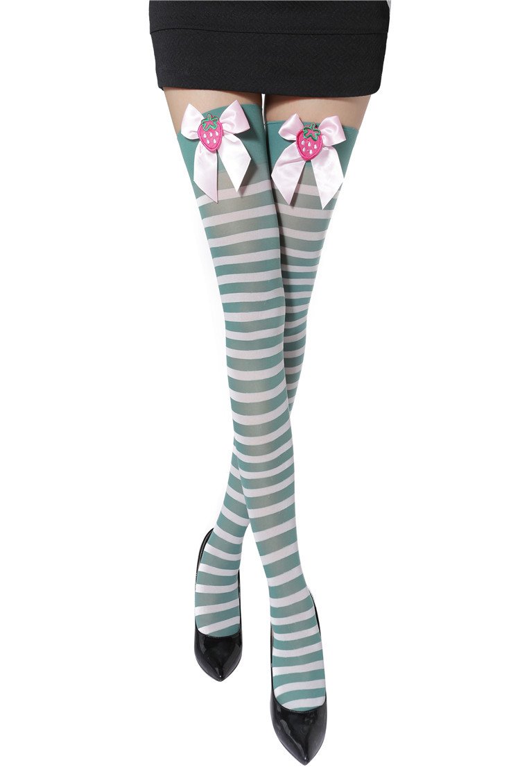 Retro Sexy Women's Thigh High Stockings - 15 Denier Ultra Thin Sheer Hosiery, Soft & Luxury Trendy Stockings for Party, Cosplay & Vintage Outfits