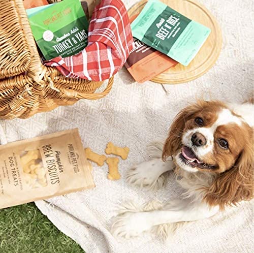 **Portland Pet Food Company Brew Biscuit Dog Treats - All Natural, Human-Grade, USA-Sourced Bacon Flavor (3-Pack, 5 oz Bags) – Healthy Snacks for Dogs – Perfect for Training, Rewards & Travel**