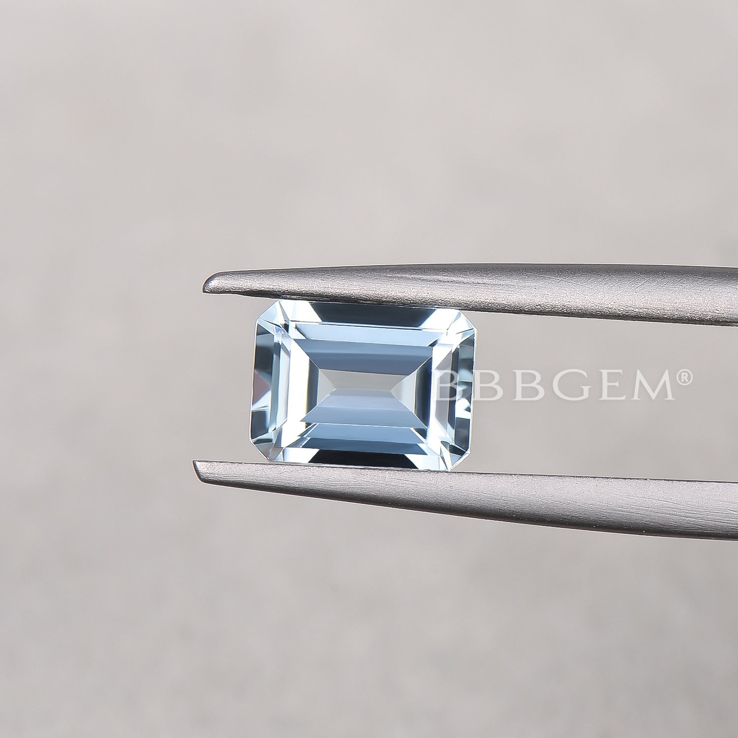 Wholesale Natural Aquamarine Loose Gemstones - Emerald Cut Blue Aquamarine for Jewelry Making, Engagement Rings & Healing Crystals