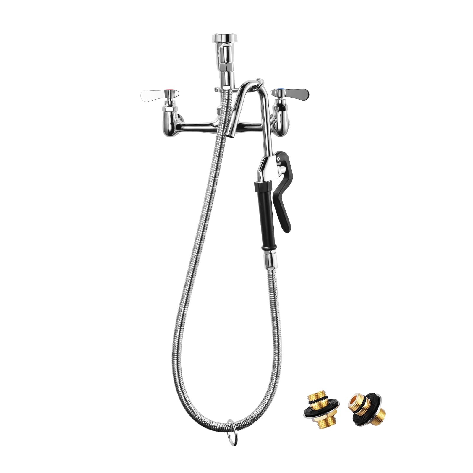 Commercial Brass Pot Filler Faucet - Wall Mount Kitchen Faucet with 43