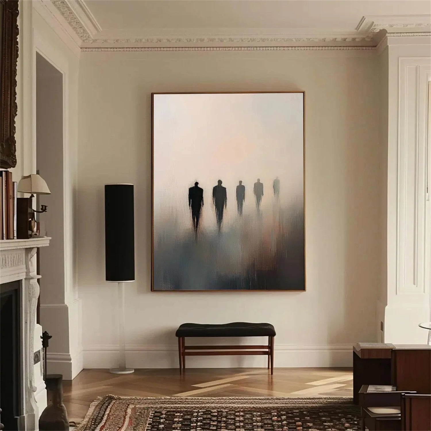 Abstract Painting #AB 271 - Modern Wall Art Decor for Living Room, Bedroom & Office | Large Canvas Artwork for Home & Office Decoration