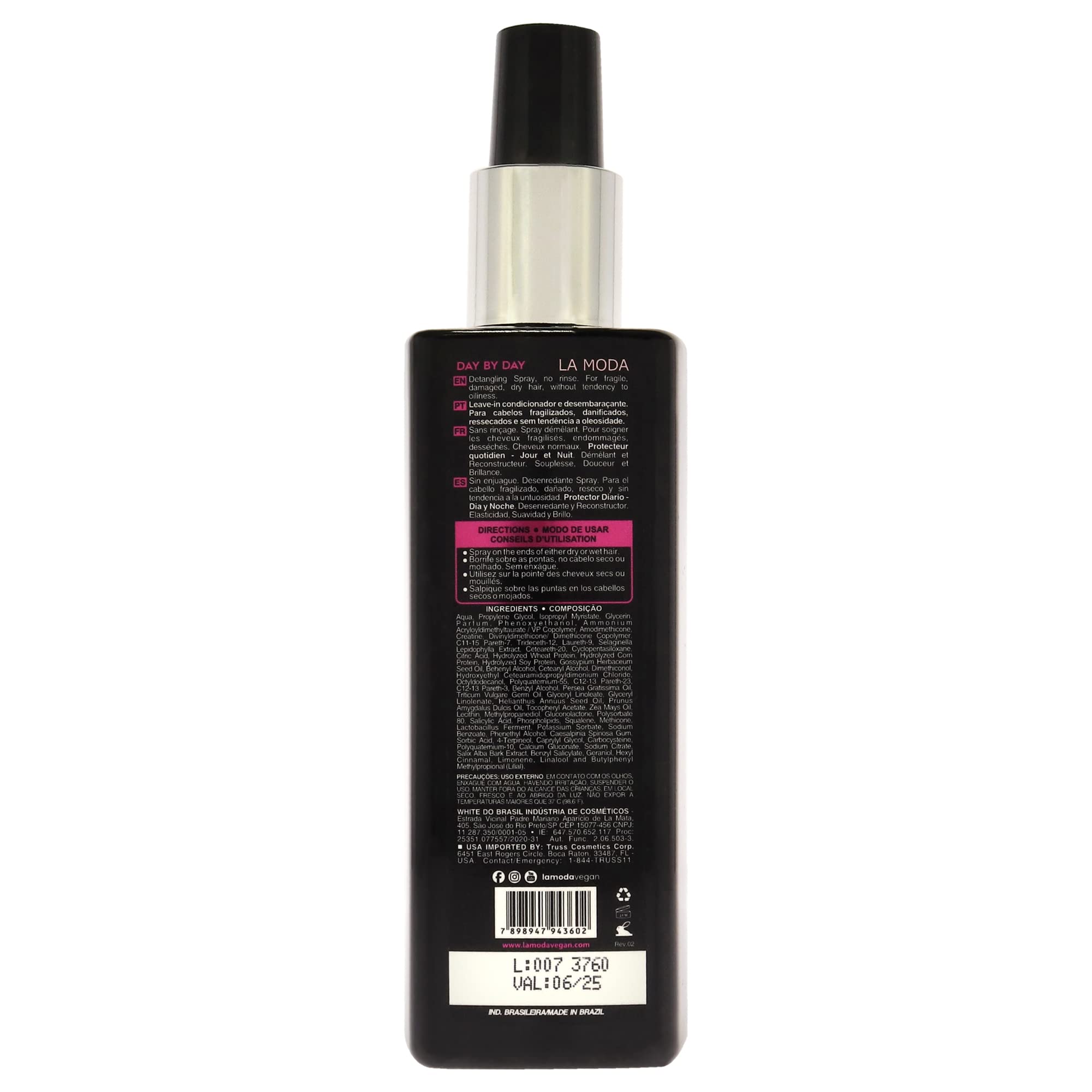 TRUSS Miracle Hair Conditioner & La Moda Infusion Shampoo Bundle with Leave-In Spray | Deep Hydration & Repair for Damaged Hair | Salon-Quality Hair Care for Daily Use & Styling