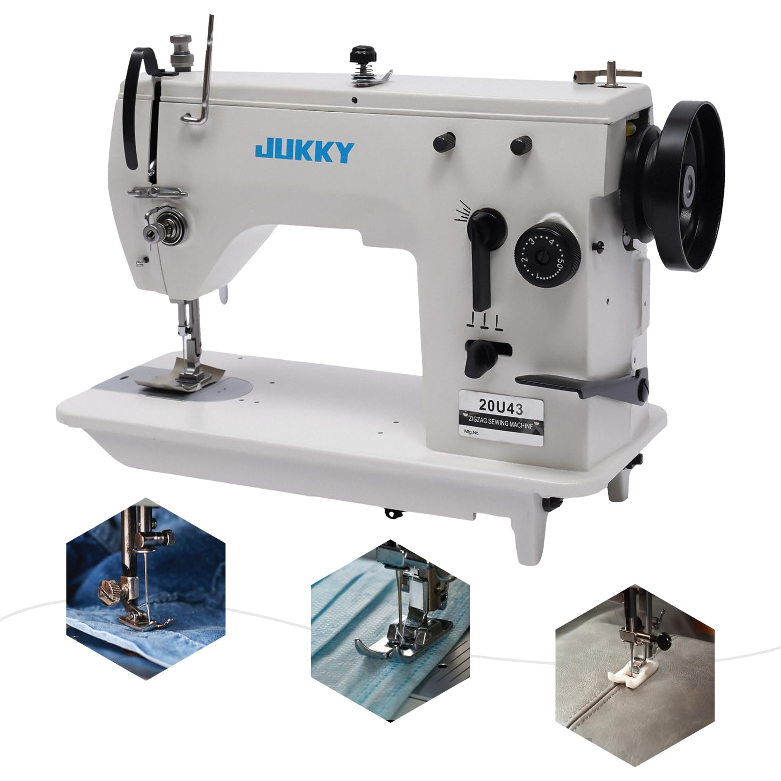 Heavy Duty Industrial Sewing Machine SM-20U23 - Professional Universal Sewing Machine for Beginners - Perfect for Clothes, Thin Fabrics, Denim & Cotton - Ideal for Home Tailoring, DIY Projects & Small Business Garment Making