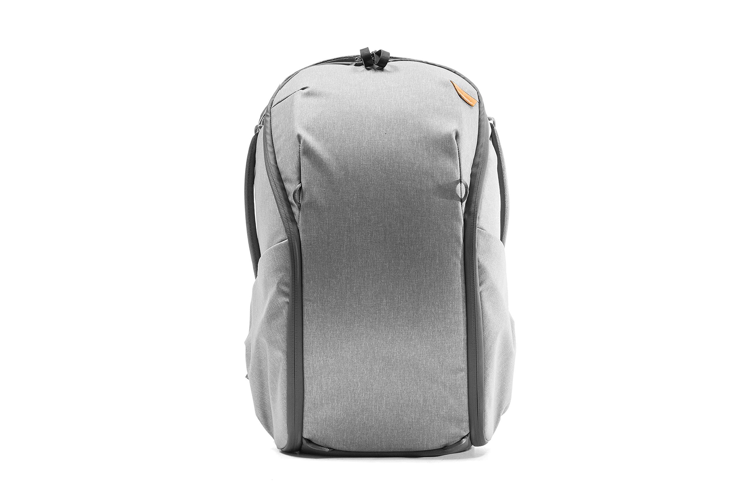 Peak Design Everyday Backpack Zip 20L Ash - Waterproof Carry-On Laptop Backpack with Padded Sleeve for 15