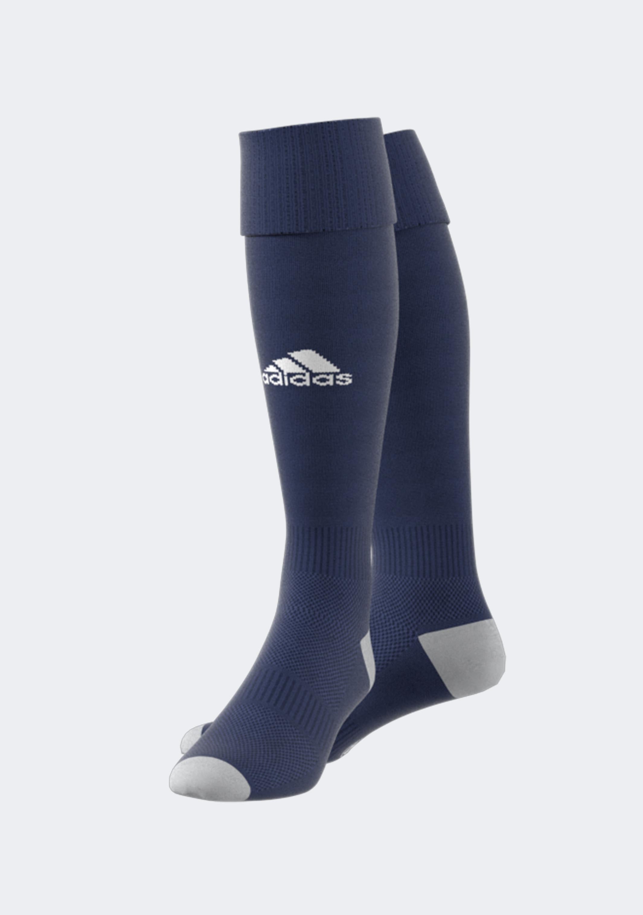 Adidas Milano 16 Athletic Socks - 3 Pack Cushioned Crew Socks for Running, Gym & Sports - Breathable Moisture-Wicking Performance Socks for Men & Women