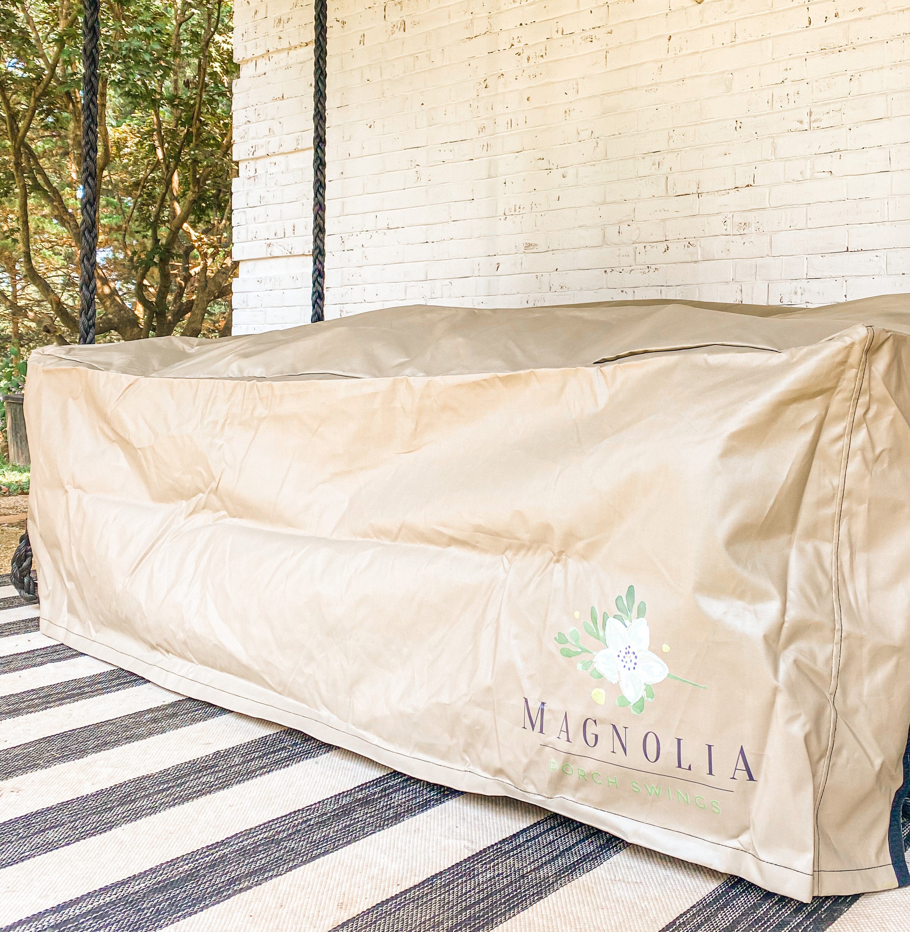 Premium Swing Bed Cover - Waterproof, UV-Resistant Outdoor Furniture Protector for Patio, Deck, and Garden Use