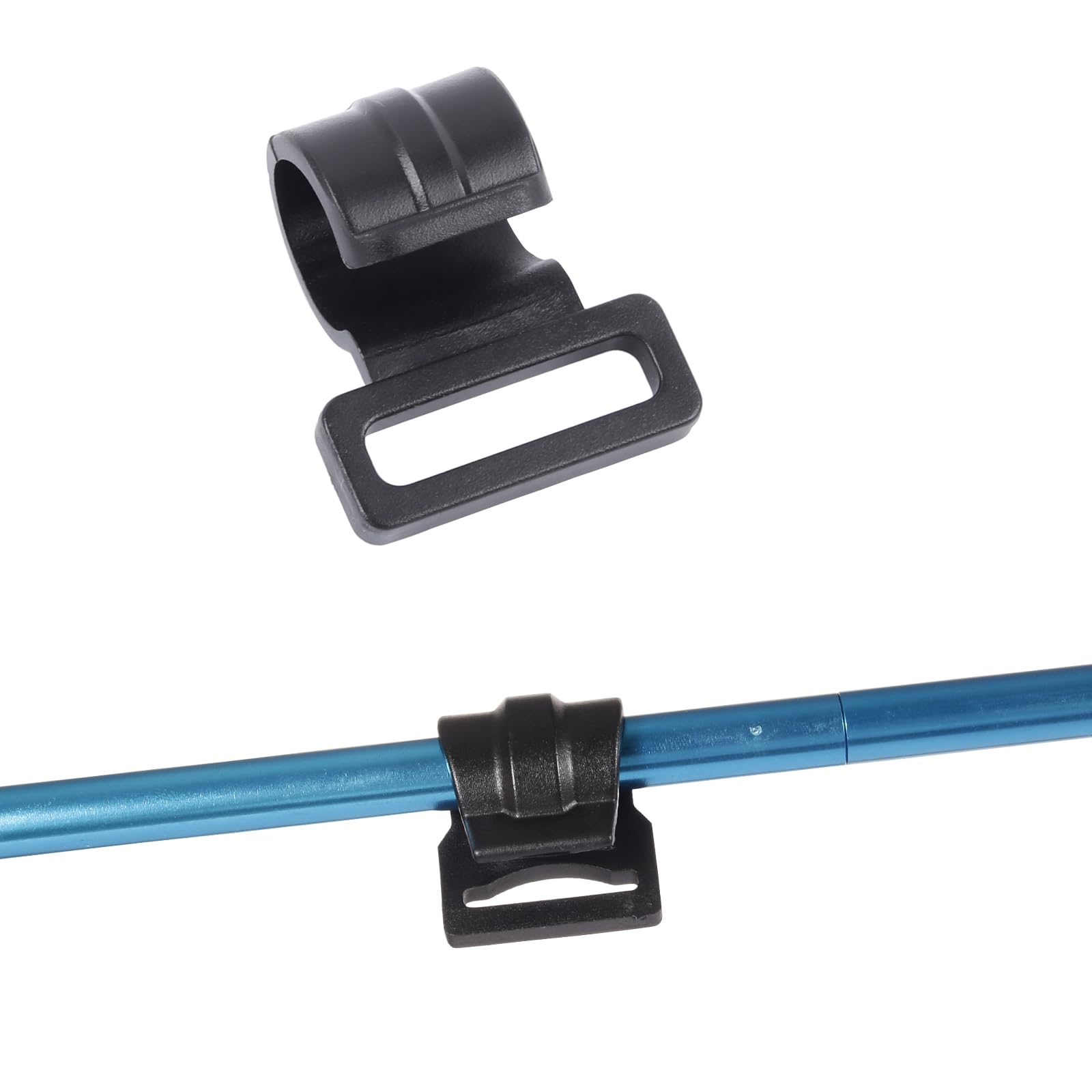 20 Pack Tent Pole Clips - Heavy Duty C Clips for Tent Poles, Universal Tent Pole Attachment Clips (Fits 6.9-8.5mm/9/32