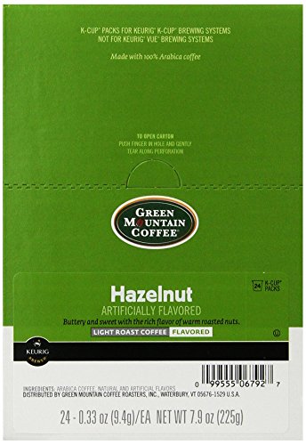 Green Mountain Coffee Roasters 6792CT Hazelnut Flavored Coffee K-Cups, 96 Count (Pack of 1) - Perfect for Office, Home Brewing & Keurig Machines