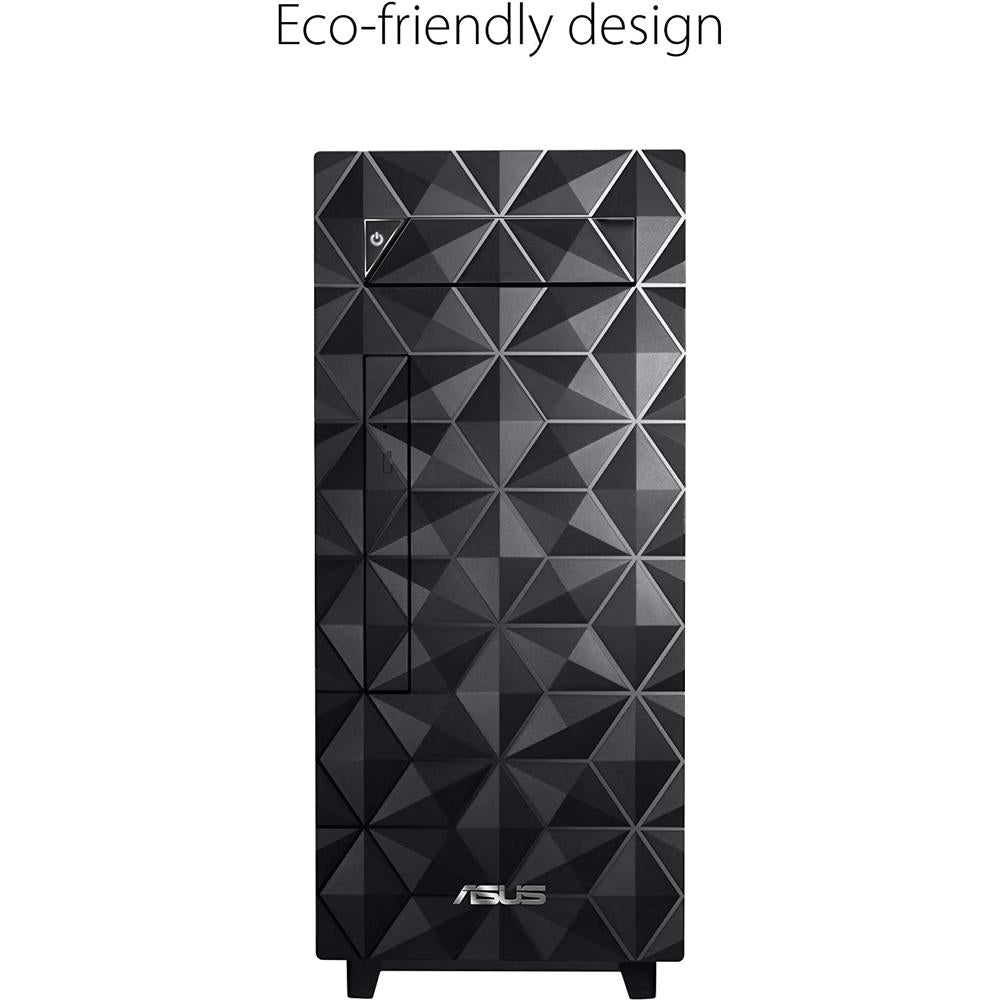 ASUS S300MA DH701 Mini Desktop PC - Intel Core i7 Processor, 8GB RAM, 512GB SSD, Compact Black Design for Home Office, Gaming & Entertainment