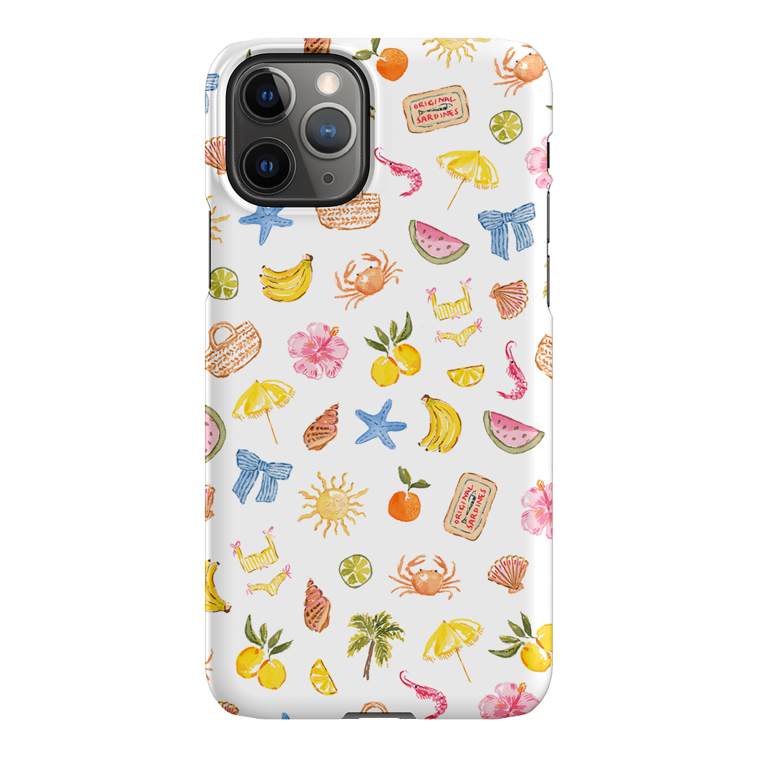 Summer Icons Phone Case - Trendy & Durable iPhone Cover for Summer Vibes - Perfect for Beach, Pool & Outdoor Adventures